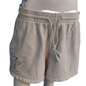 Disney‎ Mickey Mouse & Friends Women's Cream Shorts